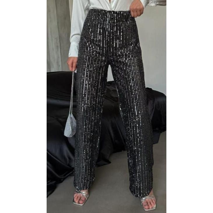 Fat Gorilla Sequin Fashion Pant Black - FAT GORILLA