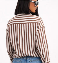 Womens Tencel Shirt-Soft Luxury Draped Blouse| Style 6901