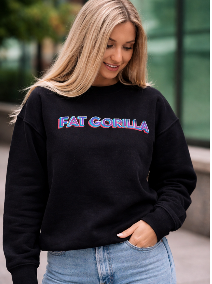 Fat Gorilla Unisex Graphic Crew Sweatshirt