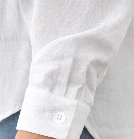 Oversize Women's Textured Shirt