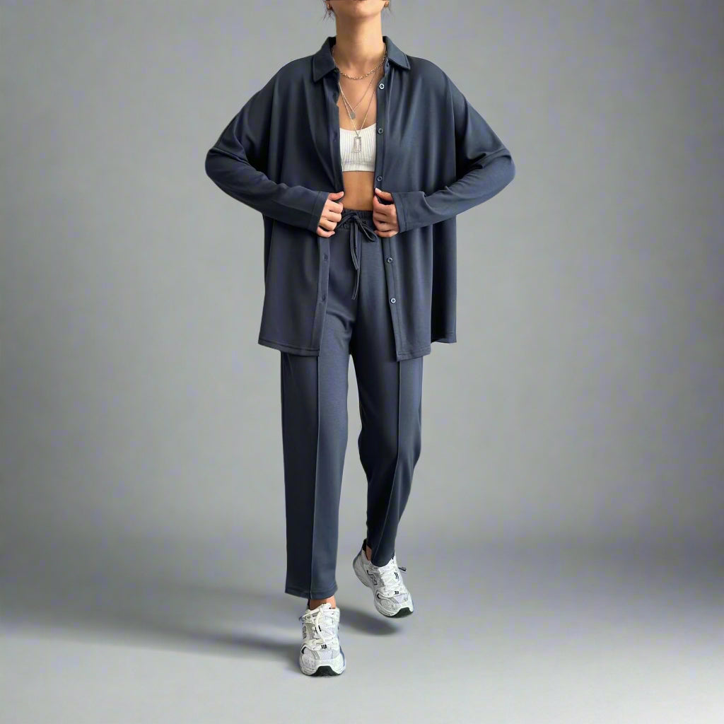 Fat gorilla Womens 2 pc set superb Modal set long sleeve Shirt /Pants style 6854