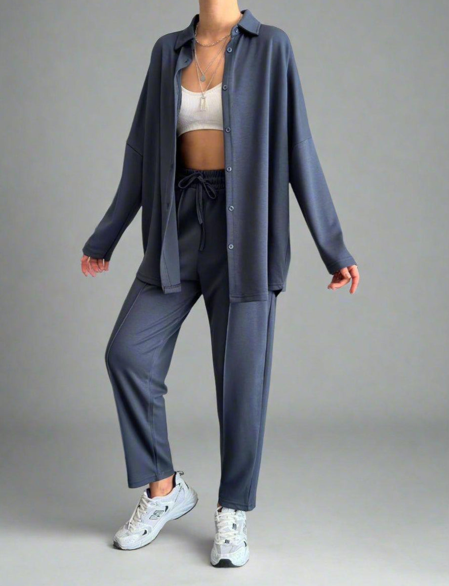 Fat gorilla Womens 2 pc set superb Modal set long sleeve Shirt /Pants style 6854