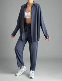 Fat gorilla Womens 2 pc set superb Modal set long sleeve Shirt /Pants style 6854