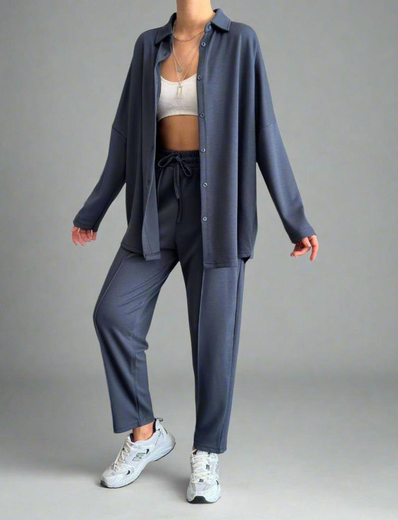 Fat gorilla Womens 2 pc set superb Modal set long sleeve Shirt /Pants style 6854