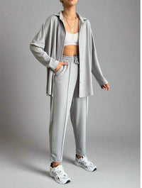 Fat gorilla Womens 2 pc set superb Modal set long sleeve Shirt /Pants style 6854