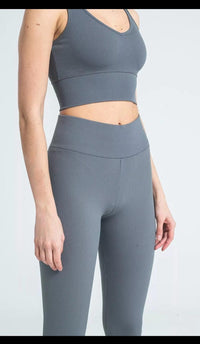 Fat Gorilla LADIES STRETCH FIT RIBBED HIGH WAIST fitness Gym legging 4102