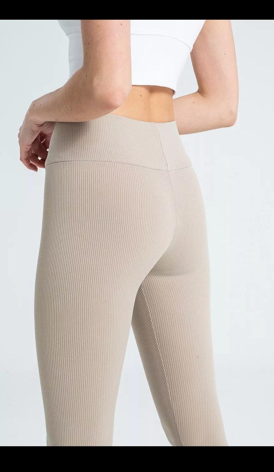 Fat Gorilla LADIES STRETCH FIT RIBBED HIGH WAIST fitness Gym legging 4102