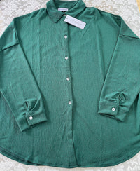 Oversize Womens textured Shirt