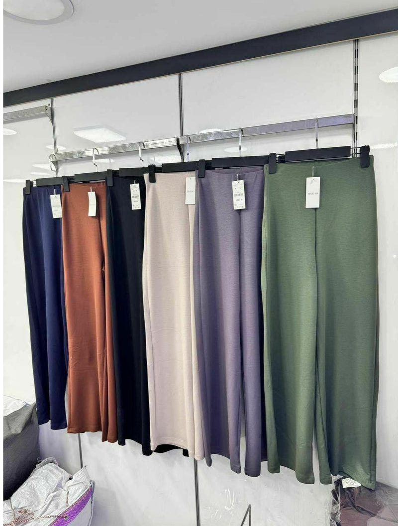 Womens Wide leg Modal Palazzo fashion Pant trousers style 4420