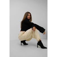 Womens cargo detailed trouser/pants style 24w010022