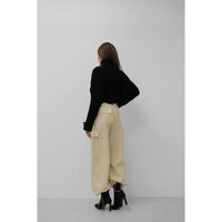 Womens cargo detailed trouser/pants style 24w010022