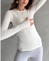 Womens comfort long sleeve t-shirt Modal style 4431