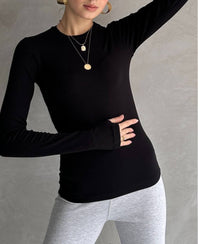 Womens comfort long sleeve t-shirt Modal style 4431