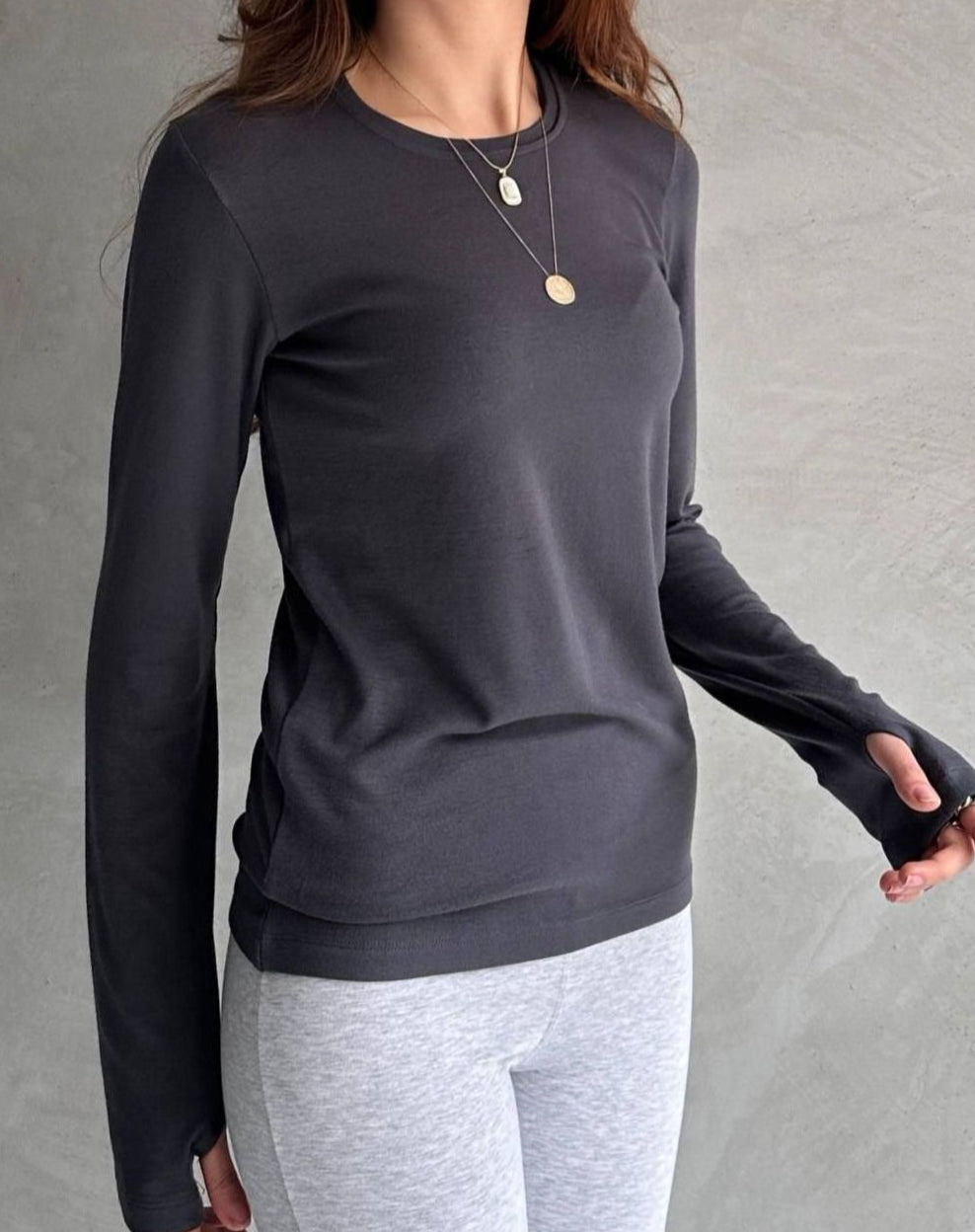 Womens comfort long sleeve t-shirt Modal style 4431