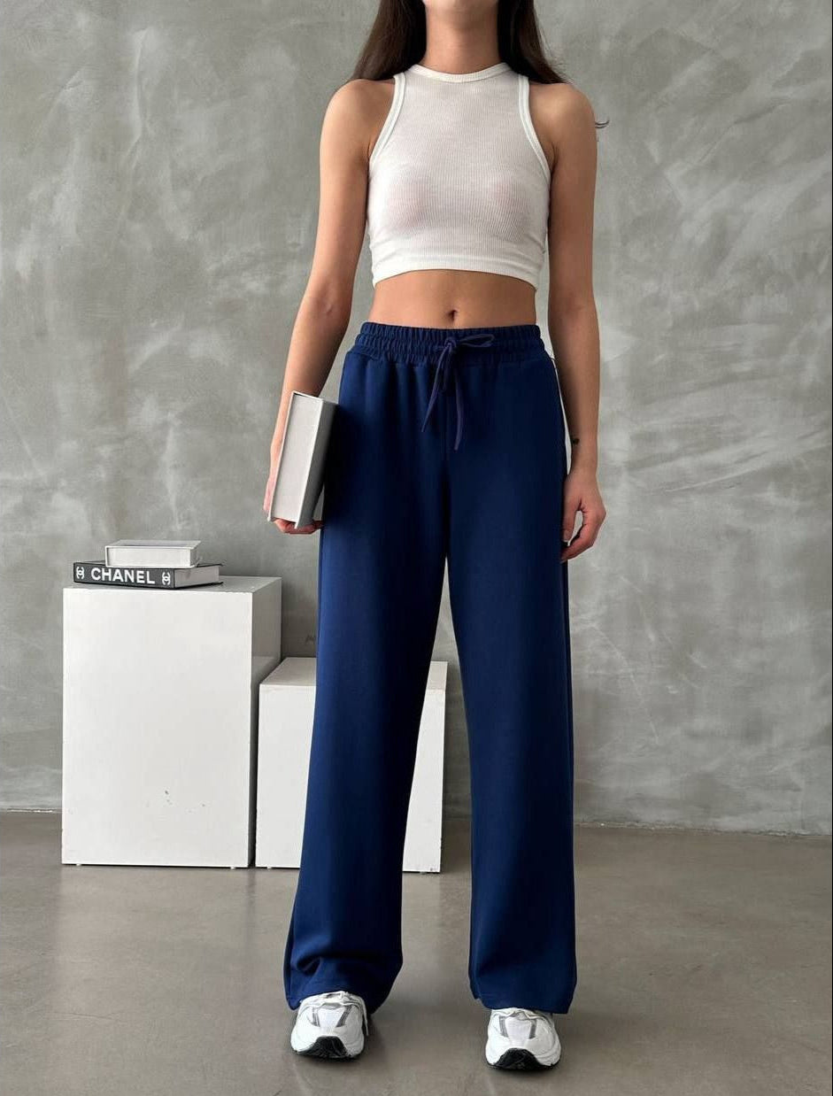 Womens basic Modal wide leg pant style 6810