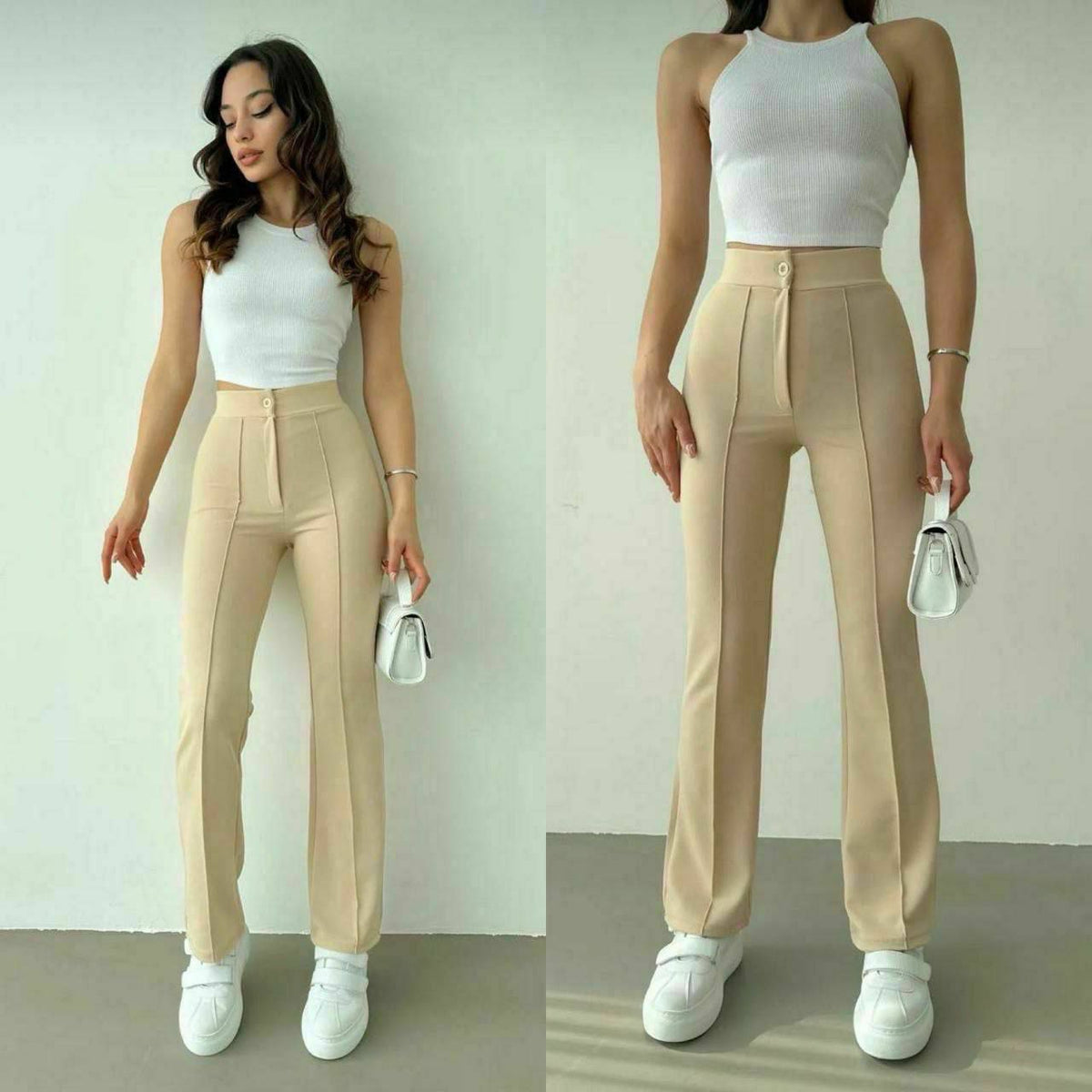 Womens casual evening formal ladies Jacquard Pant front zip button front pleat trouser