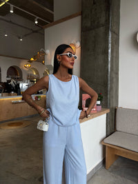 Women designer 2 piece set casual Outfit Top +  Pants Summer Clothes Streetwear Loungewear Party 10165