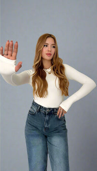 Womens comfort long sleeve t-shirt Modal style 4431