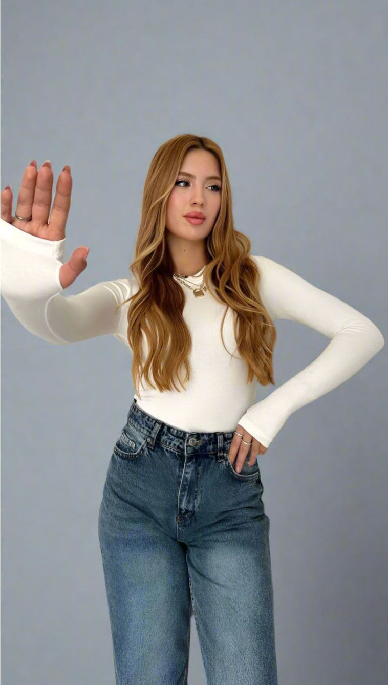 Womens comfort long sleeve t-shirt Modal style 4431