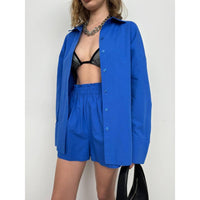 Womens Oversize Shirt/ Shorts 2 pc