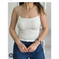 Womens Tank Top with Straps cotton vest