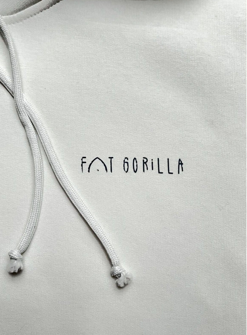 Fat Gorilla Womens Mens Unisex sweatshirt Hoodie long sleeve fleece with print and logo