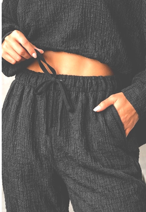 Fat Gorilla Women's Crinkle Relaxed Co-Ord Set