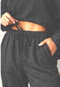 Fat Gorilla Women's Crinkle Relaxed Co-Ord Set