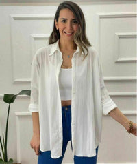 Oversize Womens textured Shirt