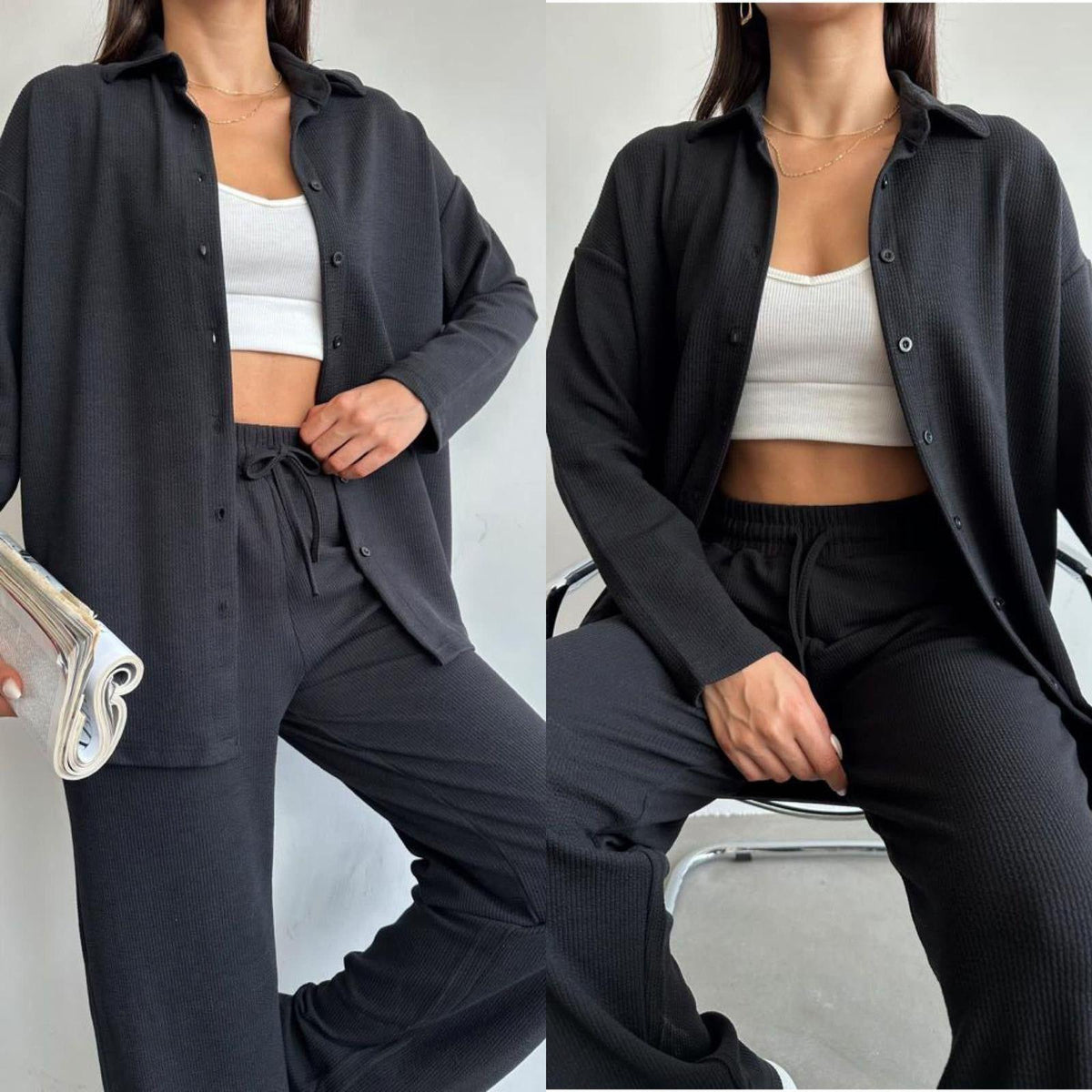 Womens FG 2 pc set top/pants fashion