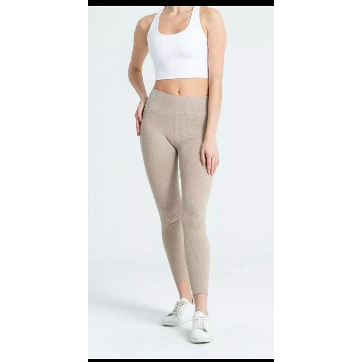 Fat Gorilla Womens Ribbed High- Waist Leggings - FAT GORILLA