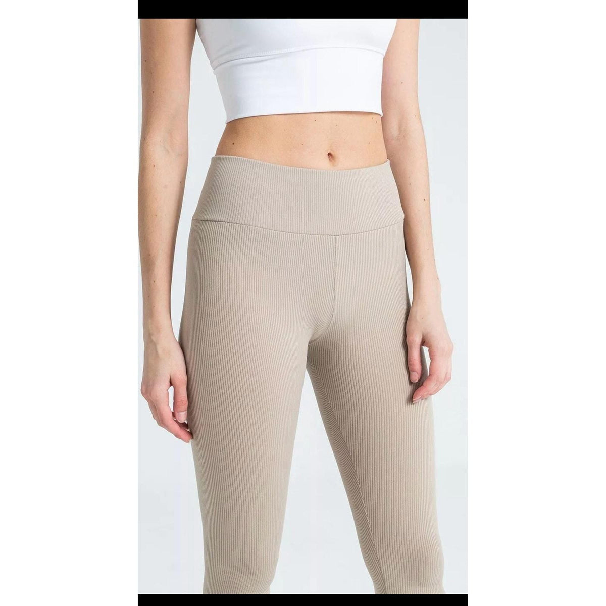 Fat Gorilla Womens Ribbed High- Waist Leggings - FAT GORILLA
