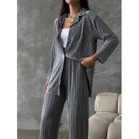 Fat Gorilla Womens 2 pc pleat shirt and trouser set - FAT GORILLA