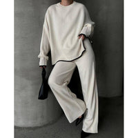 Fat Gorilla Womens Knitted Set -Drawstring Pants - FAT GORILLA