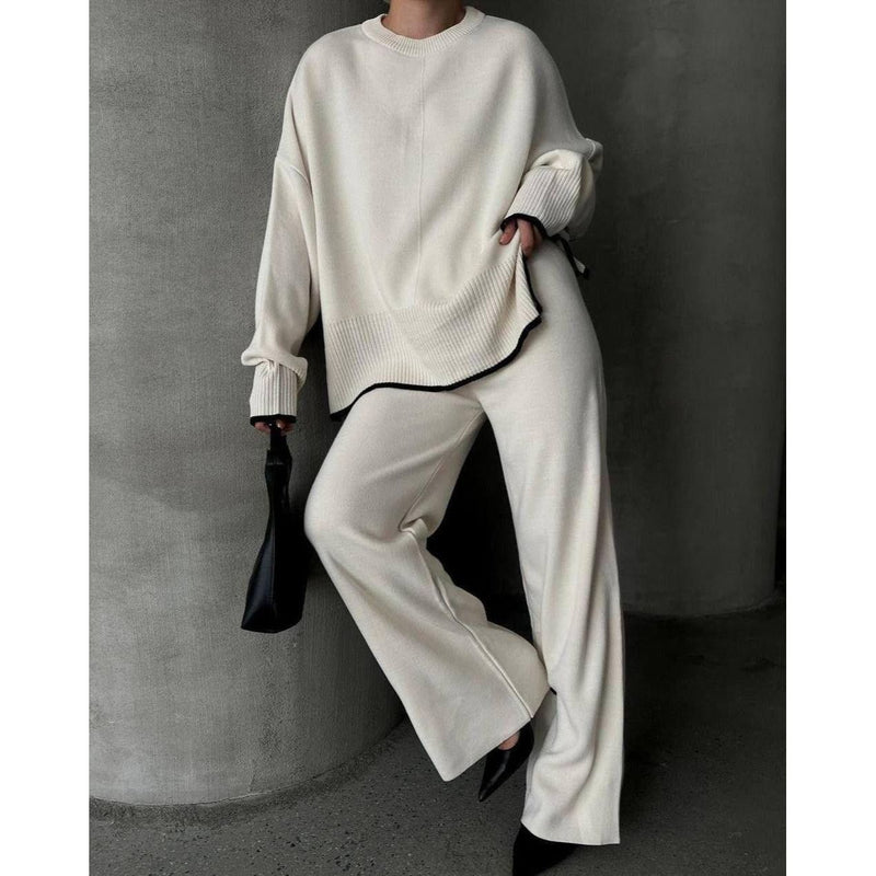 Fat Gorilla Womens Knitted Set -Drawstring Pants - FAT GORILLA