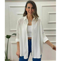 Fat Gorilla Oversize Women's Textured Shirt - FAT GORILLA