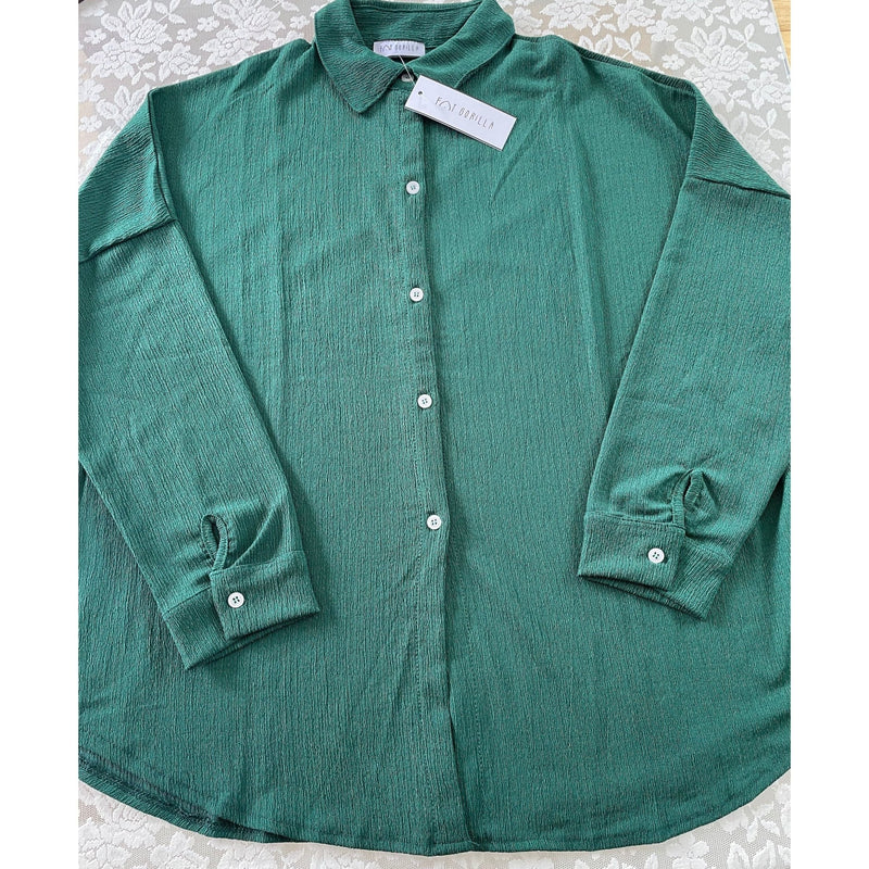 Fat Gorilla Oversize Women's Textured Shirt - FAT GORILLA