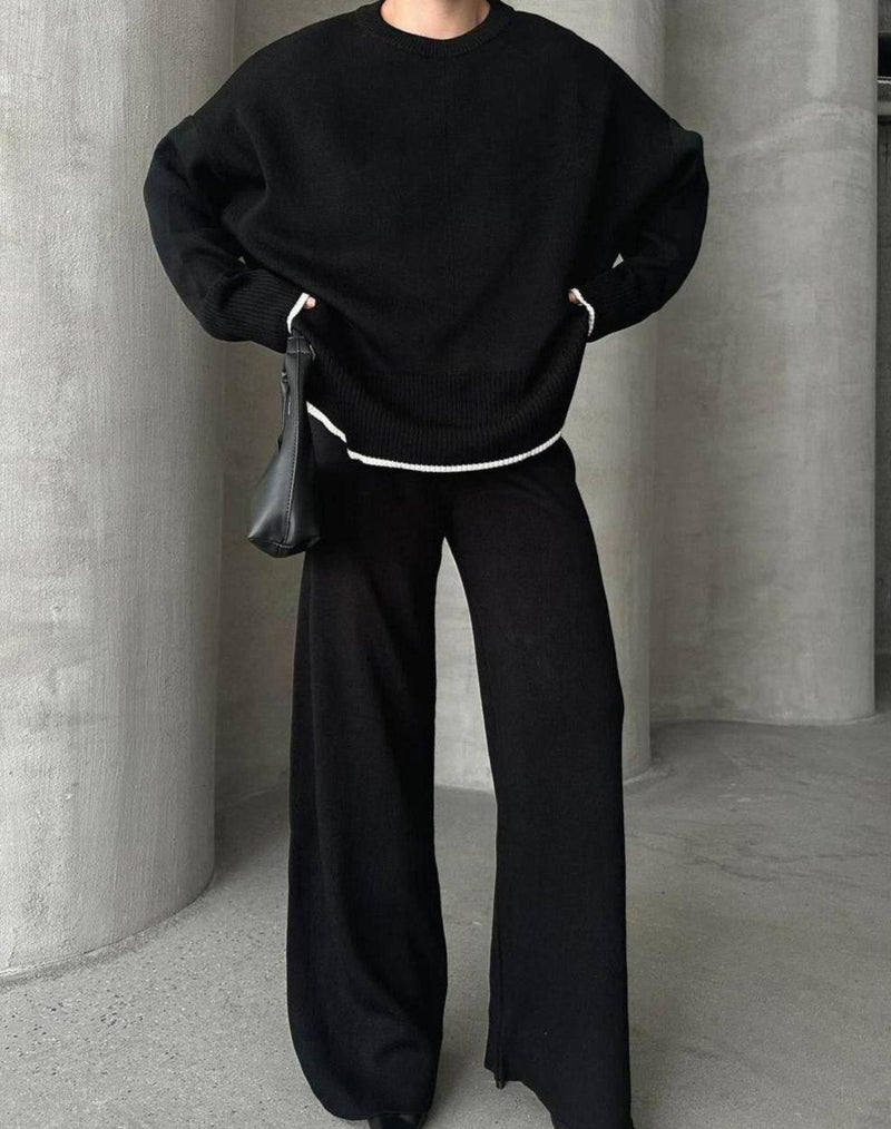 Fat Gorilla Womens knitted 2 pc set top and pants
