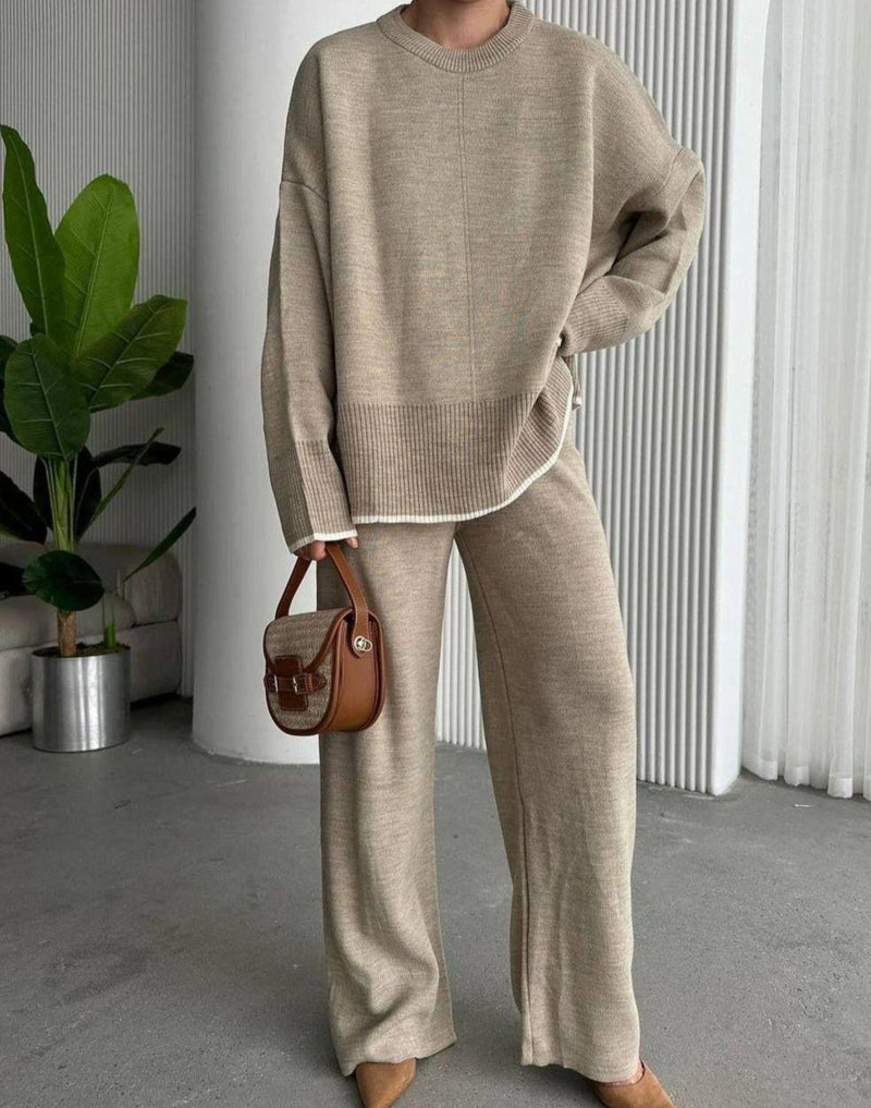 Fat Gorilla Womens knitted 2 pc set top and pants