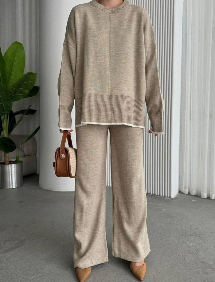 Fat Gorilla Womens knitted 2 pc set top and pants