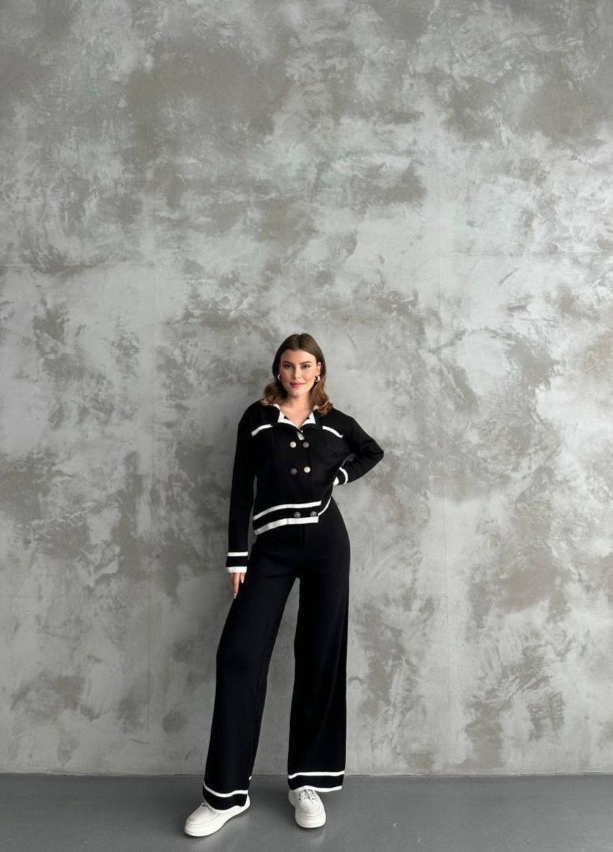 Style 4426 Womens Nostalgic knitted 2 pc set jacket/pants