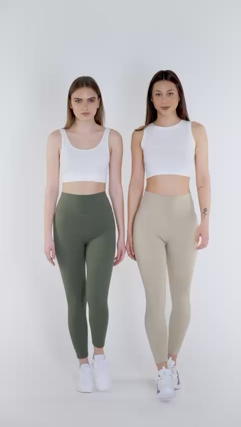 Fat Gorilla LADIES STRETCH FIT RIBBED HIGH WAIST fitness Gym legging 4102