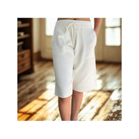Fat Gorilla Womens Shorts Knee Length Shorts knitted drawstring pockets