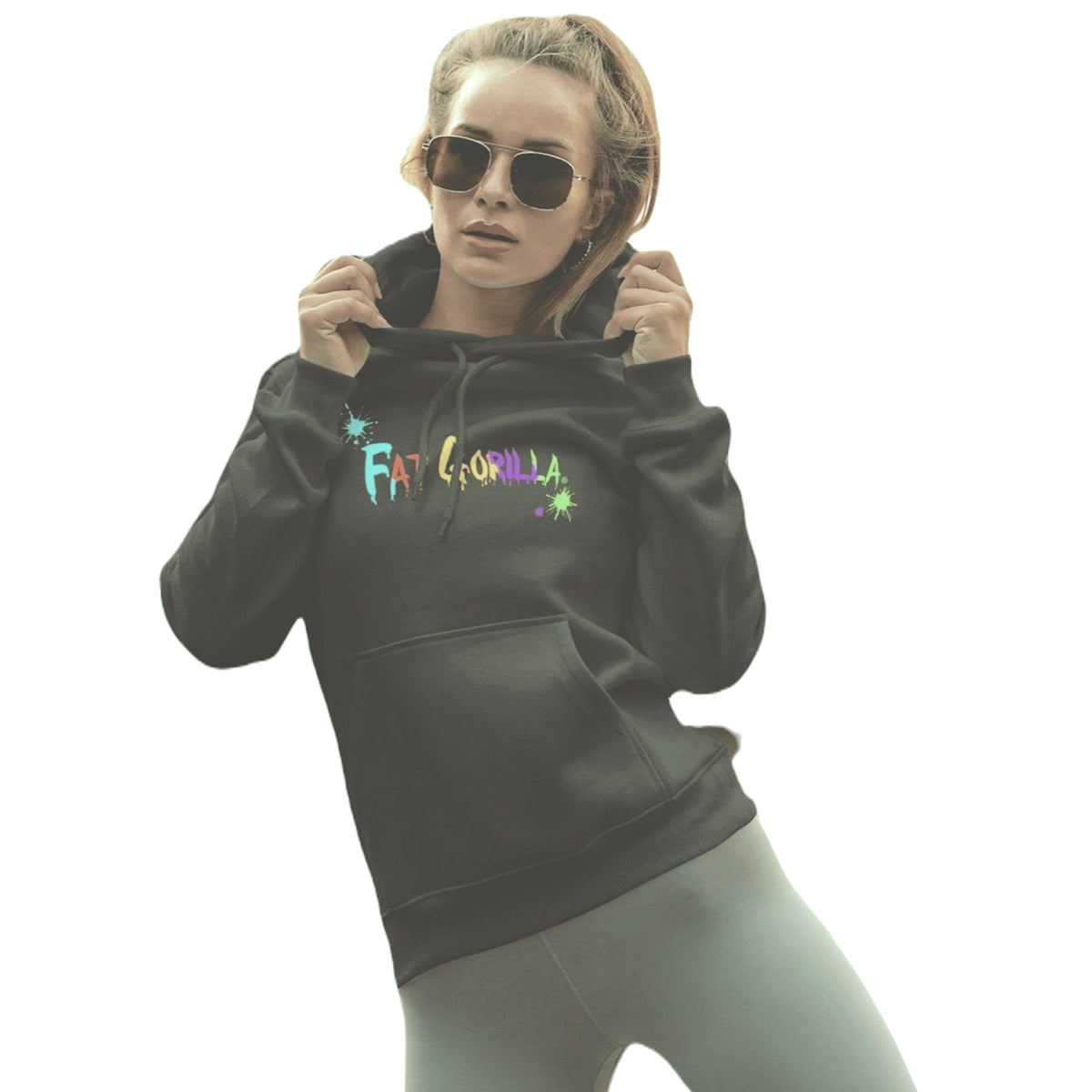 Fat Gorilla Heavyweight Hoodie – Long Sleeve Black