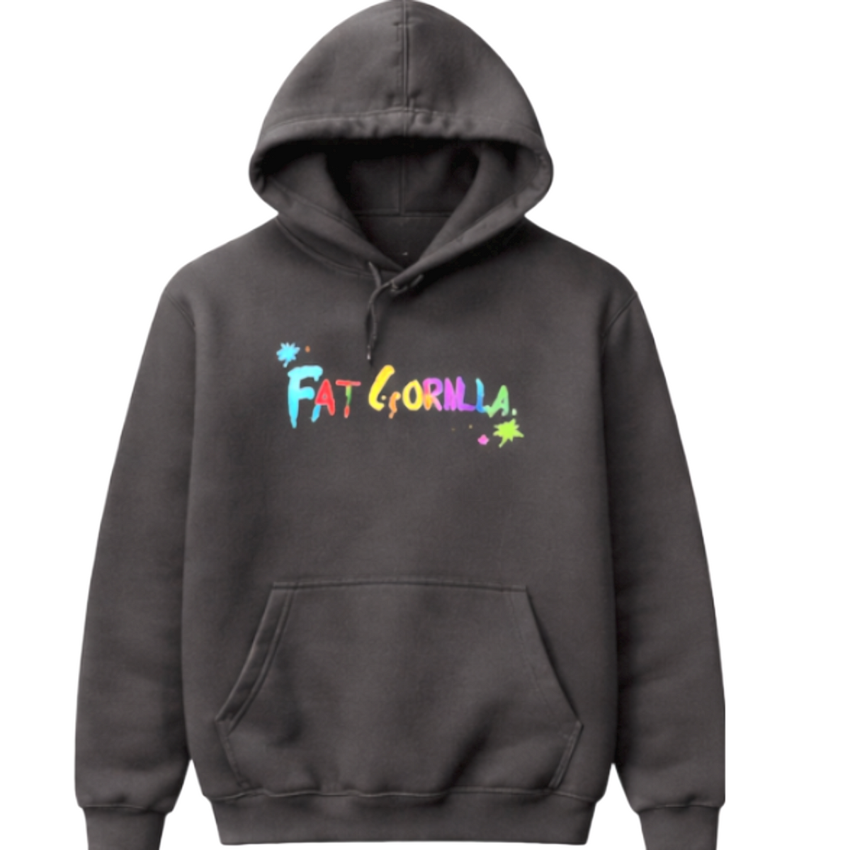 Fat Gorilla Heavyweight Hoodie – Long Sleeve Black