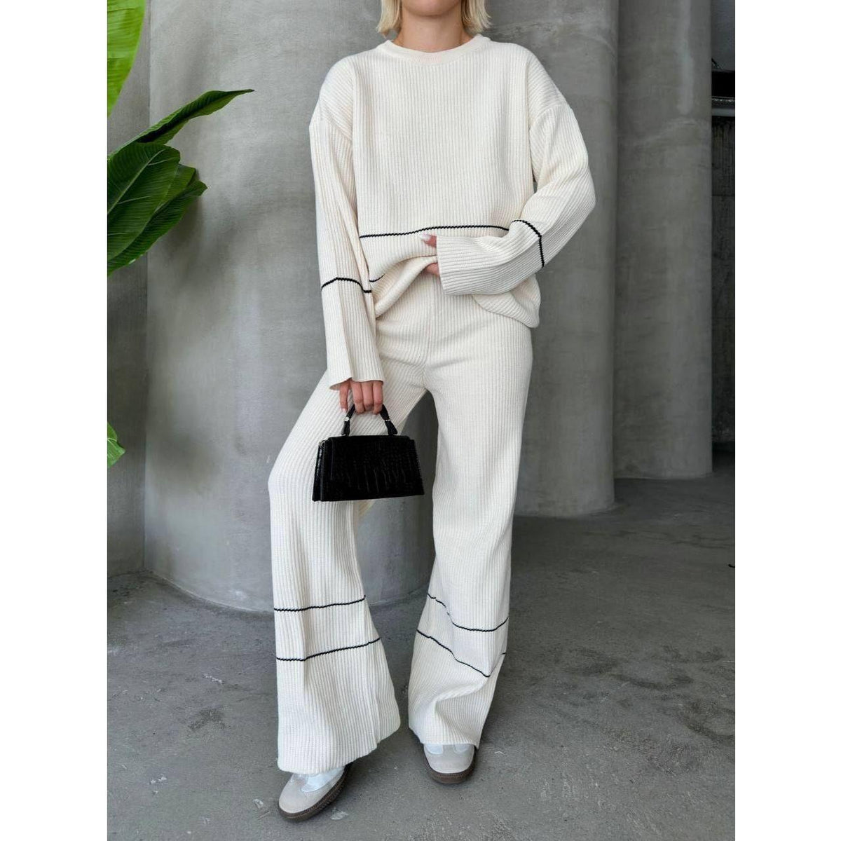 Fat Gorilla Knitted Crew Neck Set - 2 Piece Style 5006 - FAT GORILLA