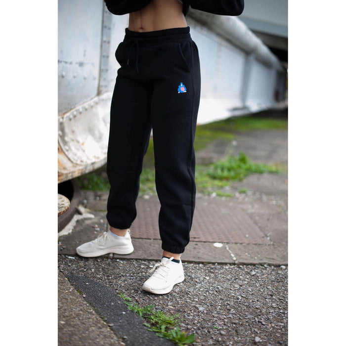 Womens Joggers 2 side Pockets 1 back pocket front logo print