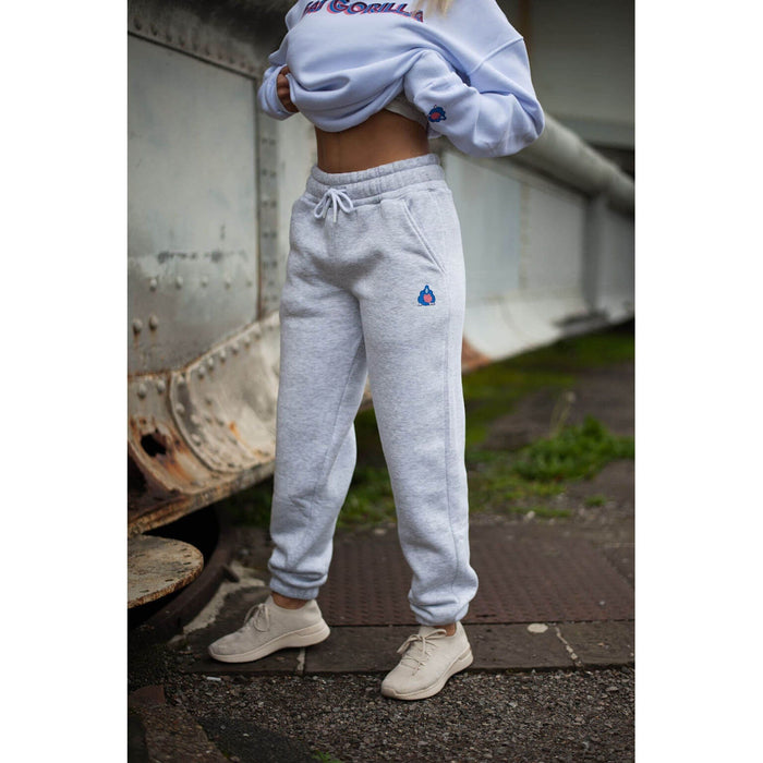 Womens Joggers 2 side Pockets 1 back pocket front logo print