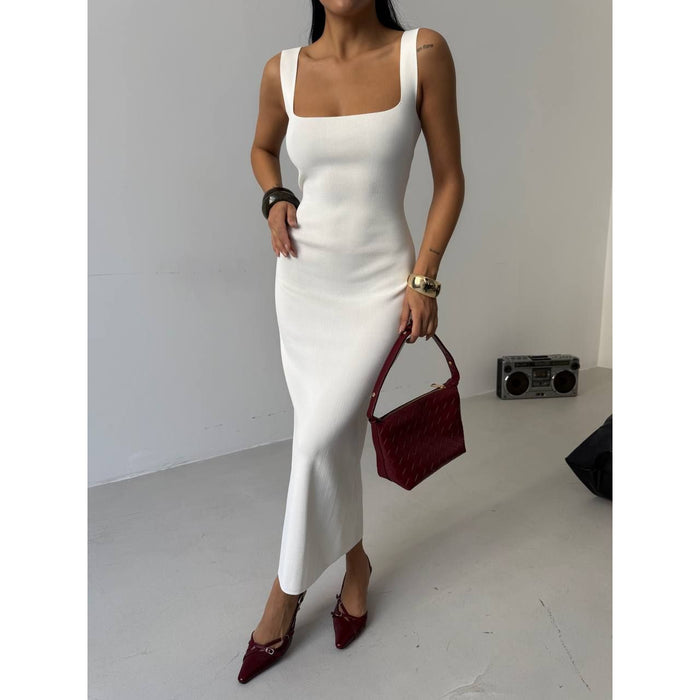 Fat Gorilla Scoop Neck Knitted Dress - Style 52225047 - FAT GORILLA