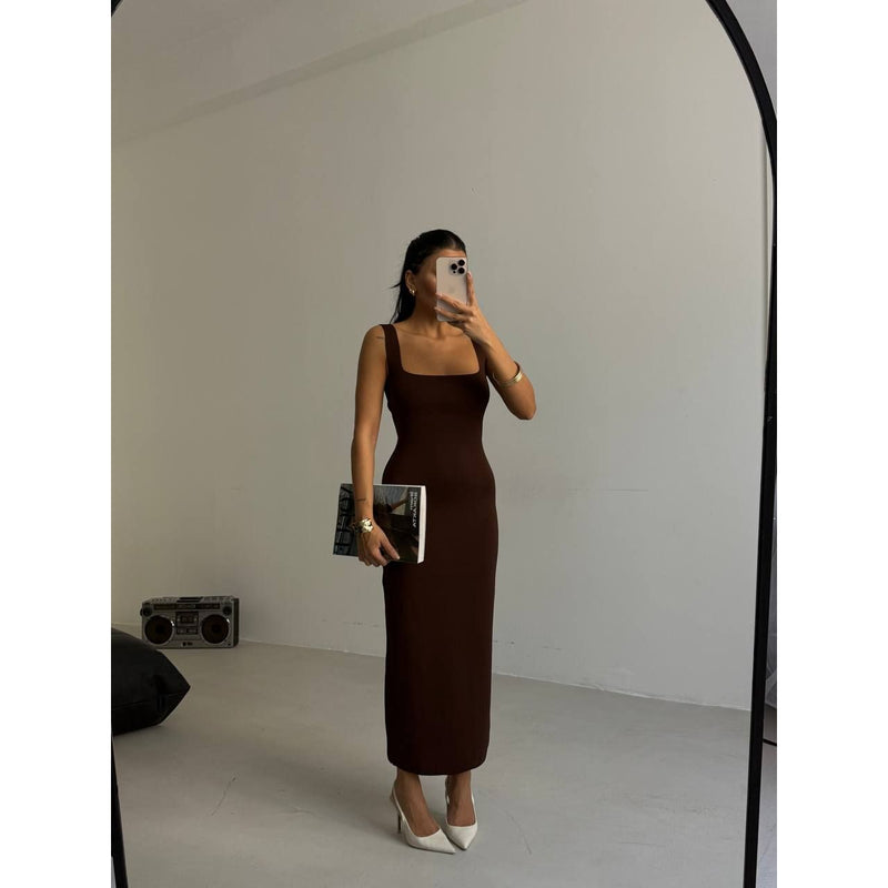 Fat Gorilla Scoop Neck Knitted Dress - Style 52225047 - FAT GORILLA